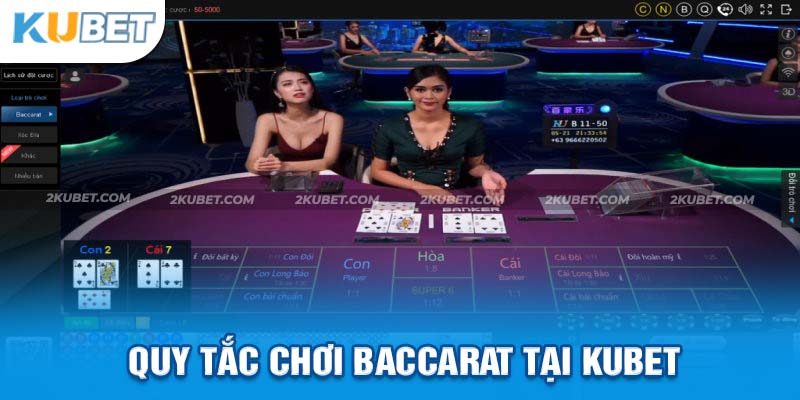 Baccarat Kubet có cách tính điểm khá tương tự với các game bài khác